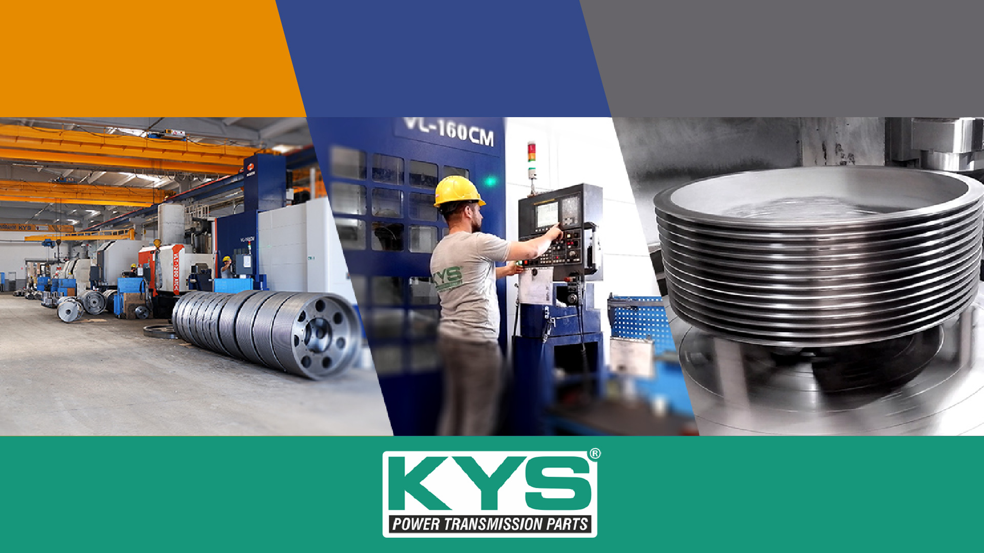 Bannière KYS - Pièces de Transmission de Puissance et Poulies